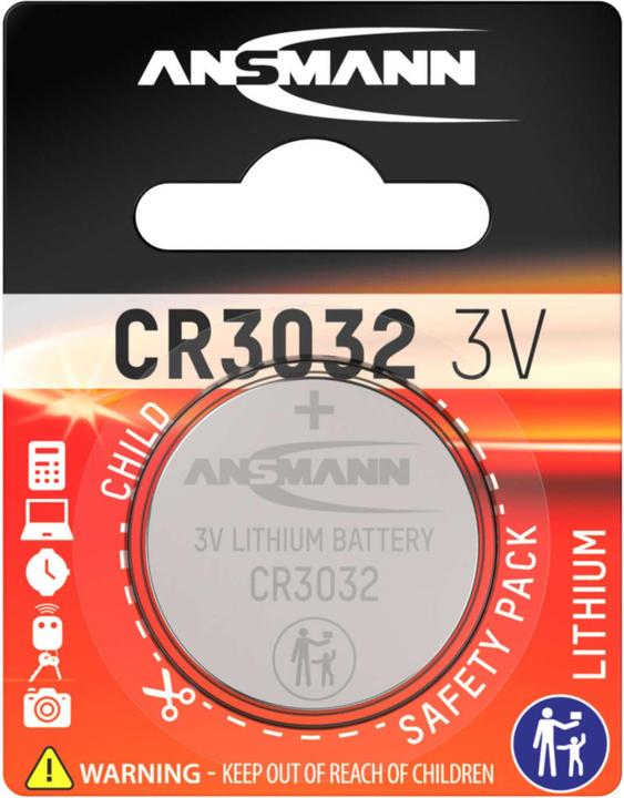 Immagine prodotto Ansmann Litio CR3032 (1 pz., CR3032, 158 mAh)
