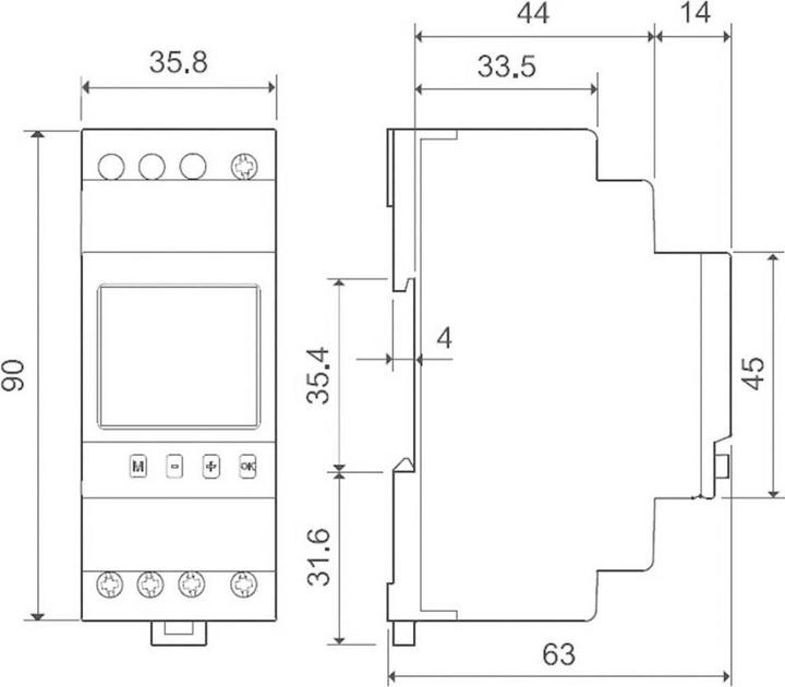 Produktbild Finder Zeitschaltuhr für Hutschiene B