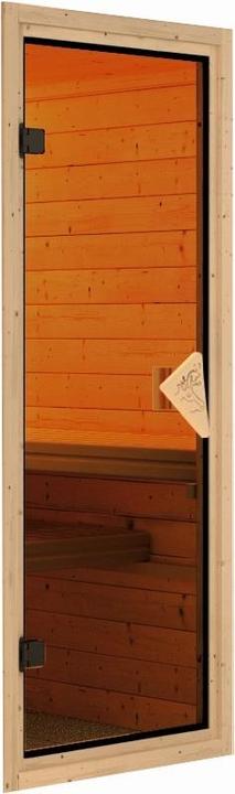 Actual product image Karibu Leona without roof rim (9 KW Bio external control)