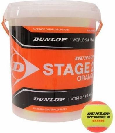 Dunlop Teniso kamuoliukai STAGE 2 Oranžinis 60-bucket ITF
