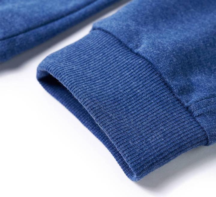 Actual product image VidaXL Children's tracksuit bottoms dark blue 140,Material: 80 (140)