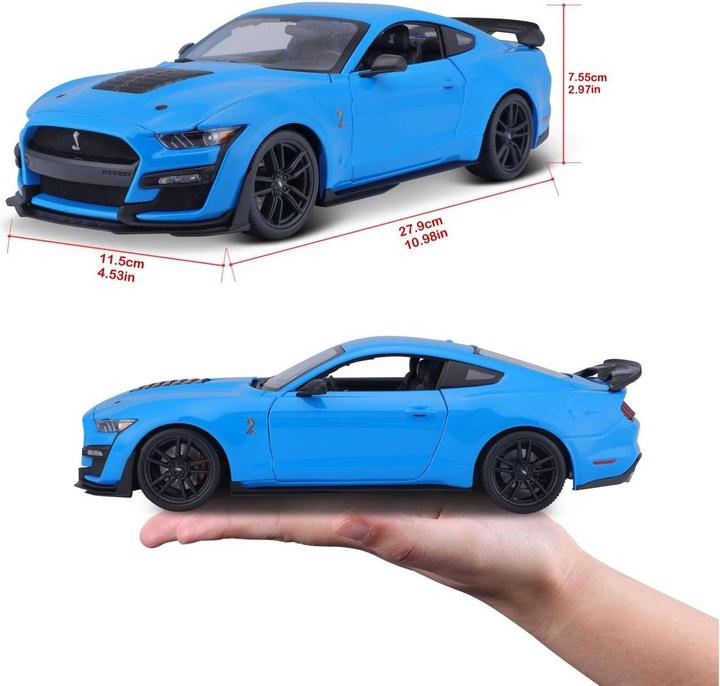 Produktbild Maisto Mustang Shelby GT500 2020 1/18 blue