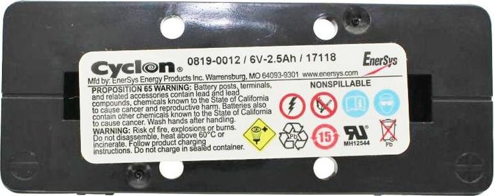 Immagine prodotto Hawker Energy Batteria 0819-0012 Cyclon 2.5-6 0819-1006 (6 V, 2.50 Ah)