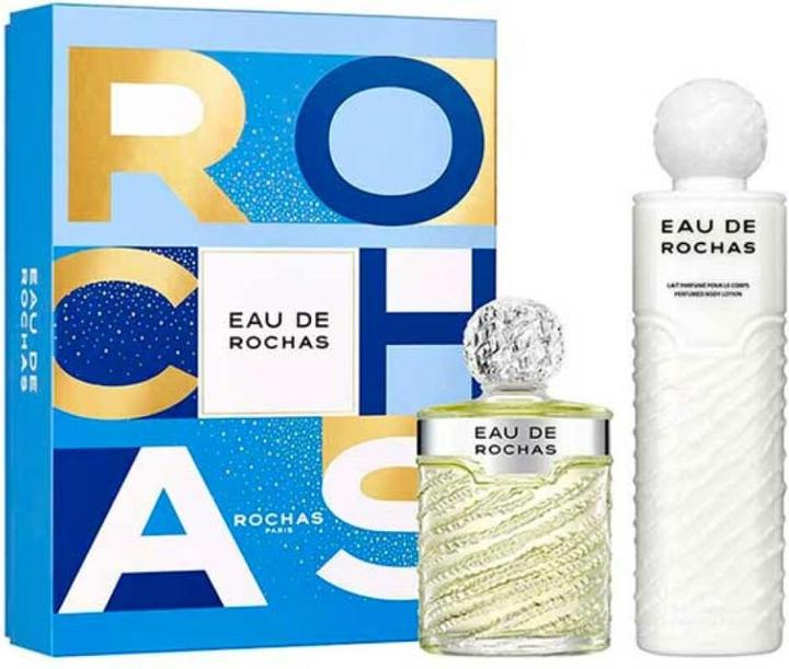 Actual product image Rochas EAU EDT SPRAY 220 ML BODY 500 ML SETS (Eau de toilette, 500 ml)