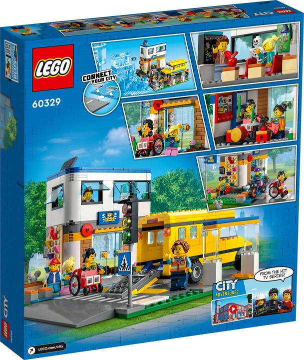 Image du produit LEGO École avec bus scolaire (60329, LEGO City)
