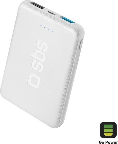 Image du produit SBS Banque de puissance de poche 5000 mAh (5000 mAh, 18.50 Wh)