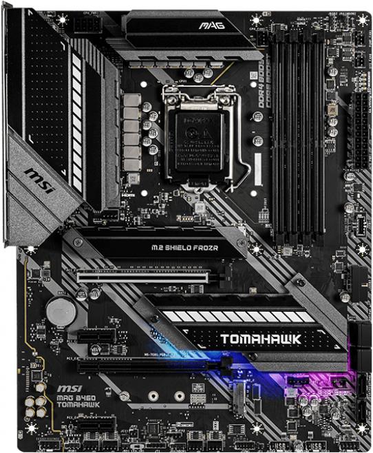 Actual product image MSI MAG B460 TOMAHAWK (LGA 1200, Intel B460, ATX)