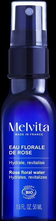 Image du produit Melvita Eau florale de rose brumisateur taille voyage (Lotion tonique, 50 ml)