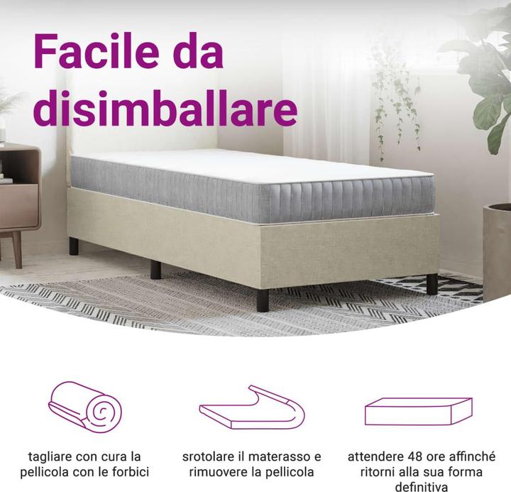 Immagine prodotto VidaXL Jeronima (70 x 200 cm, Nucleo della molla)