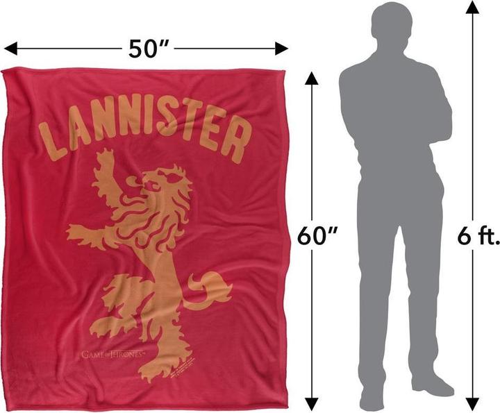 Produktbild Game of Thrones Decke Lannister Wappen