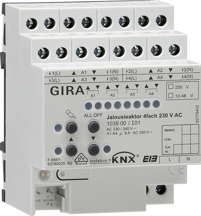 Actual product image Gira Blind actuator (Shutter actuator)