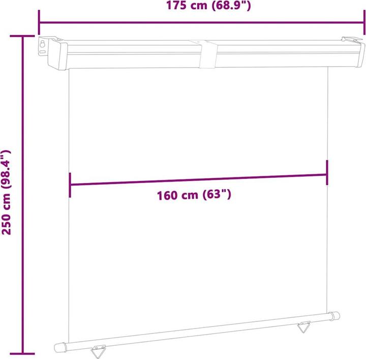 Produktbild VidaXL Jerges (1.70 m)