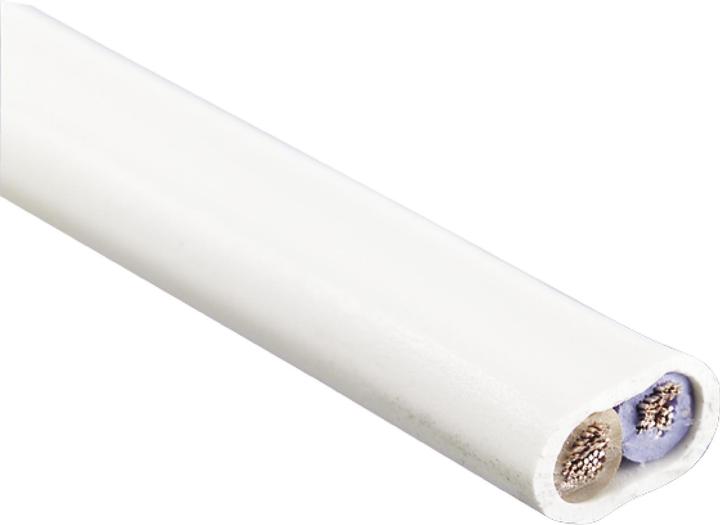 Produktbild Vasalat Zuleitungskabel (Elektroinstalation) Kabel 2-polig, 2x 0,75/HO3VH-H L 10m weiss (10 m)