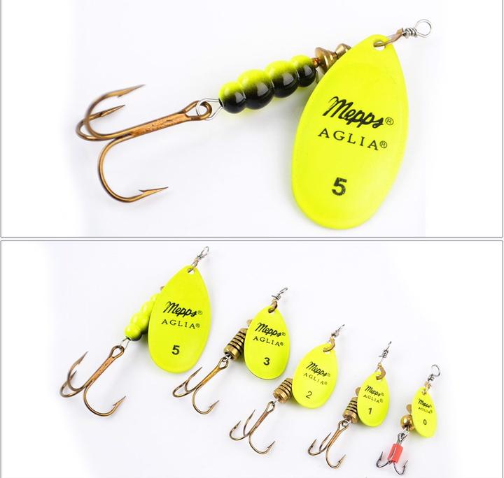 Actual product image Mepps Aglia Fluo Yellow