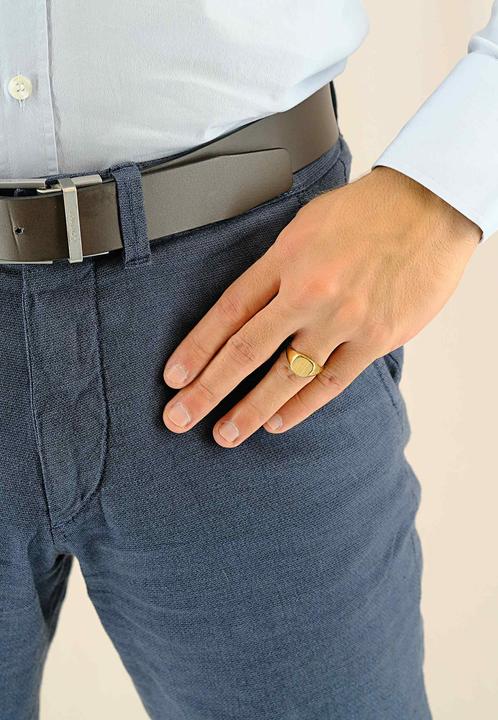 Actual product image Muau Disc ring (54, 750/18 K Gold)