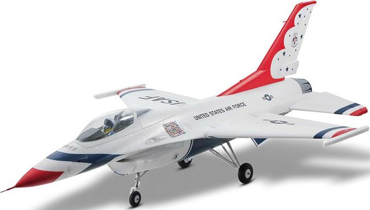 Actual product image FMS F16 Blue Thunder EDF 64 PNP - 71 cm (Jet)