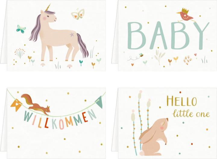 Image du produit Mini-cartes de voeux - Bienvenue (1 pcs)