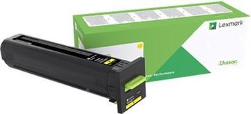 Produktbild Lexmark CORPORATE TONER CARTR YELLOW 82K2UYE 55K PAGES UC F/CX860 MSD NS SUPL (Y)