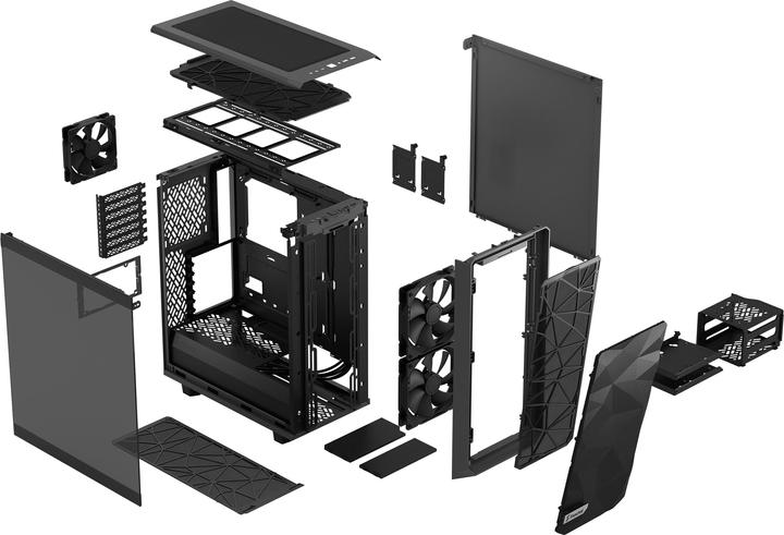 Produktbild Fractal Meshify 2 Compact Gray TG Light (ATX, mATX, Mini-ITX)