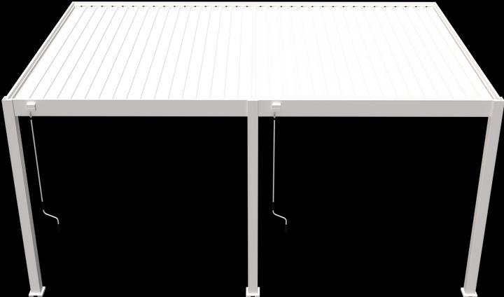 Immagine prodotto Weide Pergola a parete Deluxe Plus 3,6x5,3m Bianco (360 cm, 530 cm)