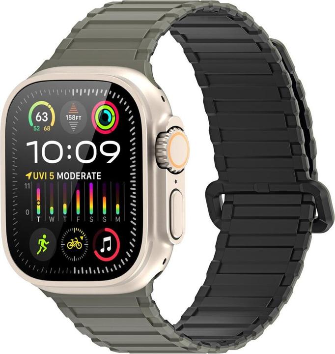 Immagine prodotto Dux Ducis Bracciale KJ (42 mm, 45 mm, 44 mm, 49 mm, Silicone, Apple Watch Ultra 2, Apple Watch Series 8, Apple Watch Ultra, Apple Watch Serie 5, Apple Watch Series 7, Apple Watch Serie 6, Apple Watch Series 3, Apple Watch Serie 4, Apple Watch SE, Apple Watch Series 9)