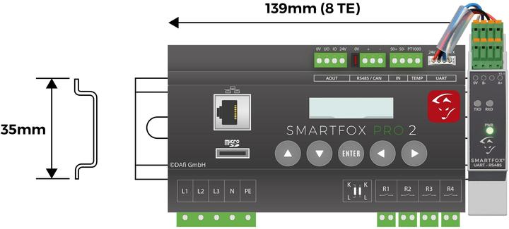 Actual product image Smartfox UART / RS485 converter 2 x RS485