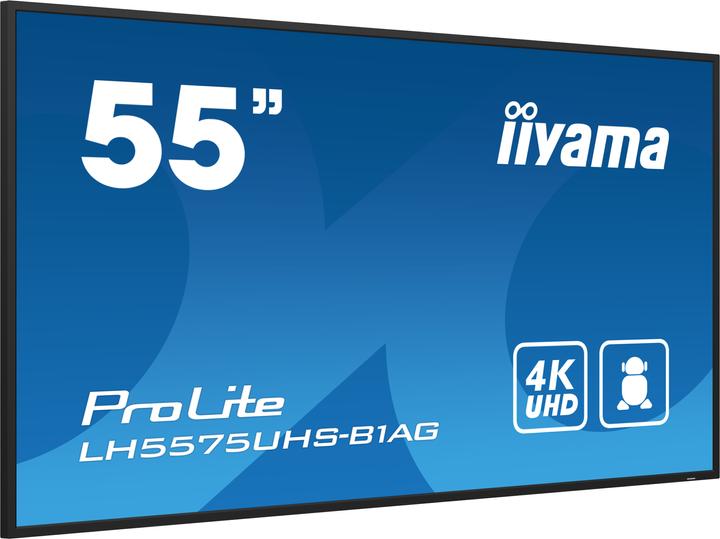 Immagine prodotto iiyama 55 PANNELLO IPS 3840X2160 UHD (3840 x 2160 pixel, 54.60")