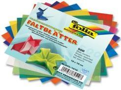 Produktbild Folia Faltblätter transparent 20 x 20 cm mehrfarbig (42 g/m², 500 x)