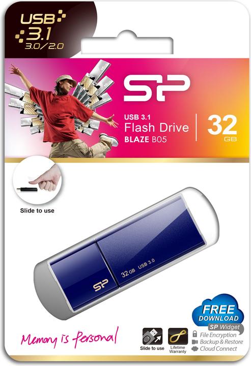 Image du produit Silicon Power Blaze B05 (32 Go, USB 3.2, USB-A, USB 3.1)