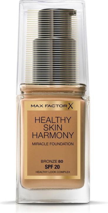 Max Factor Healthy Skin Harmony 30 ml Pump Bottle Cream 80 Bronze (80 Bronze)