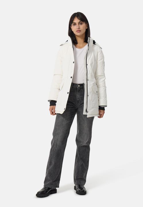 Image du produit Cash-Mere Parka en duvet Manteau avec capuche et doublure en cachemire (XS)