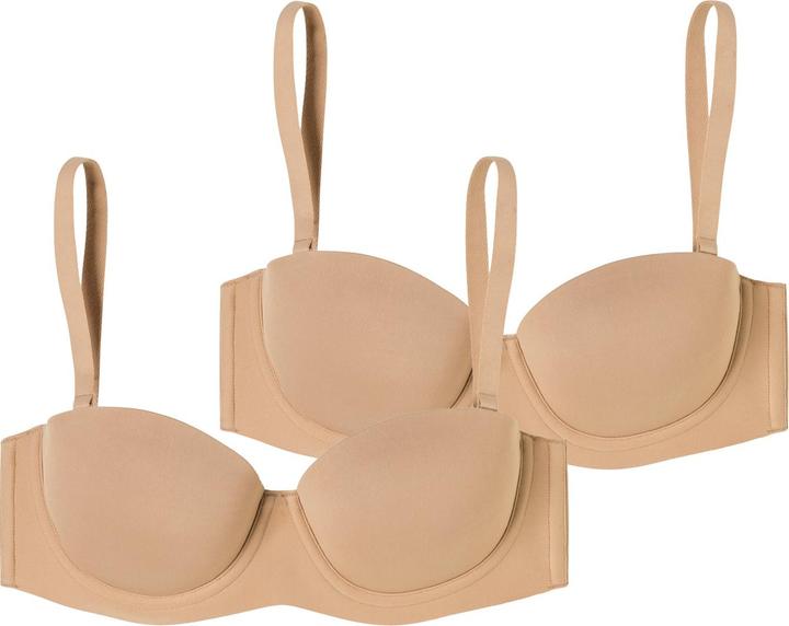 Produktbild Schiesser Bügel-BH Bandeau mit Schale - Unique Micro (75 D, 2er Pack)