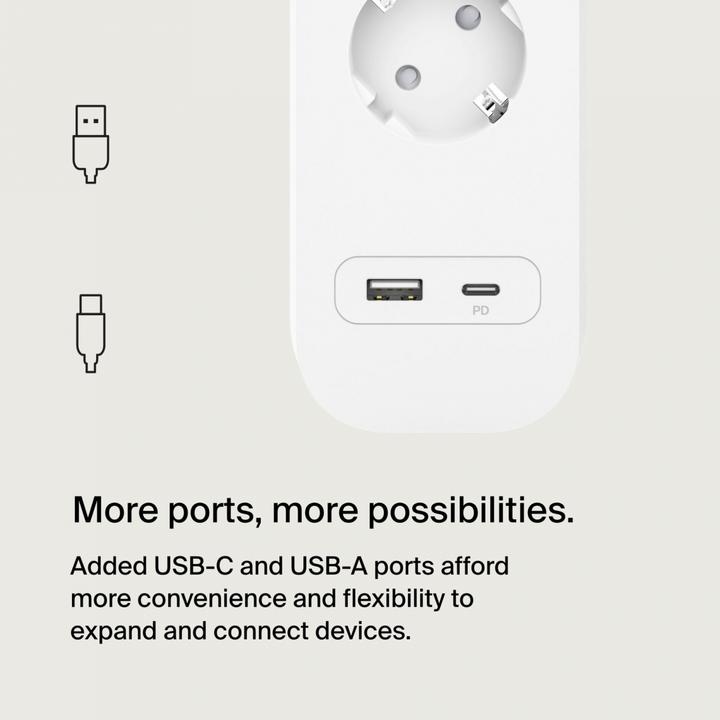 Immagine prodotto Belkin Protezione contro le sovratensioni Surgemaster (4 x, 2 m)