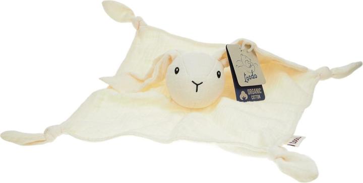 Image du produit idiS Doudou lapin 100% coton bio beige