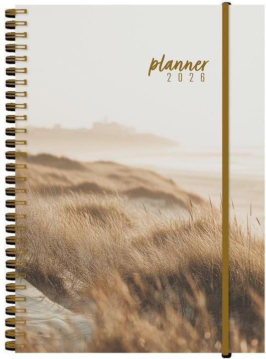 Actual product image Simplex Wochenagenda Harmony Beach 14.8 x 21 cm, 2026, Mehrfarbig (14 x 21 cm, German, English, French, Italian)