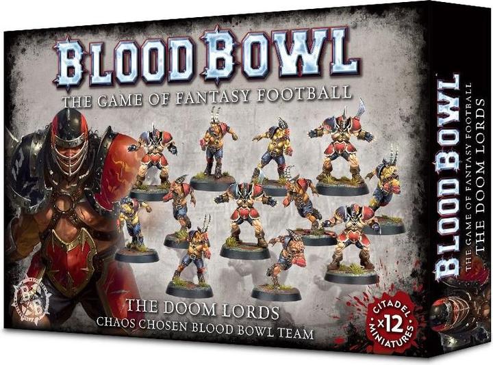 Actual product image Games Workshop Blood Bowl - The Doom Lords - Chaos Chosen Blood Bowl Team (Plastic)