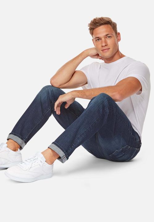 Actual product image Mavi Marcus Jeans Slim Straight Fit dark brushed ultra move (W34/L34)