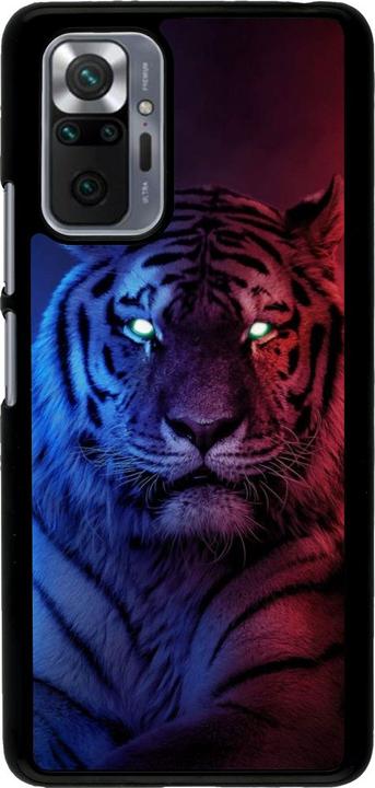 Produktbild PhoneLook Hülle Tiger Blue Red (Xiaomi Redmi Note 10 Pro)