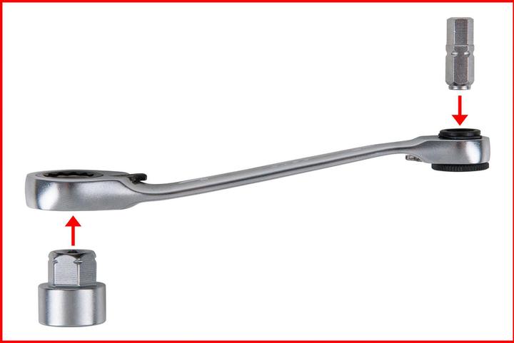 Actual product image KS Tools 1/4" + 11 mm Durchgangs-Steckschlüssel- und Bit-Satz (11 mm)
