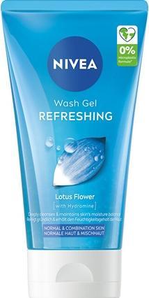 NIVEA Cleansing Face Gel For Normal And Combination Skin Refreshing Wash Gel 150 Ml (Gel, 150 ml)