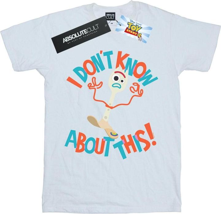 Immagine prodotto Disney Toy Story 4 Forky I Dont Know About This Maglietta Ampia Donna (S)