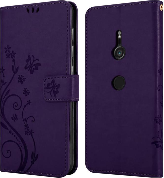 Produktbild Cadorabo Flower Book Cover (Sony Xperia XZ3)