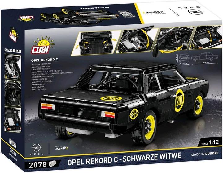 Actual product image Cobi Opel Rekord C-Black Widow