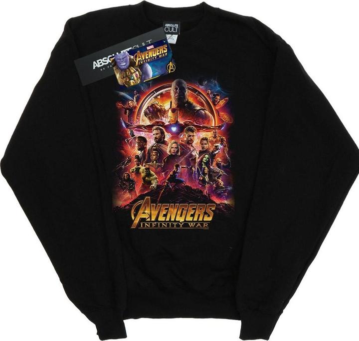 Produktbild Avengers Infinity War Movie Poster Sweatshirt Jungen (140, 146)
