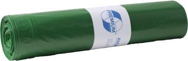 Produktbild Soennecken Abfallsack Standard 575x1000mm 70l grün 25 St./Pack. (25 x, 70 l)