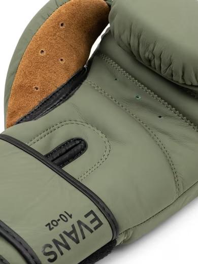 Actual product image Benlee Evans Boxing Gloves Kaki Leather (14 OZ)