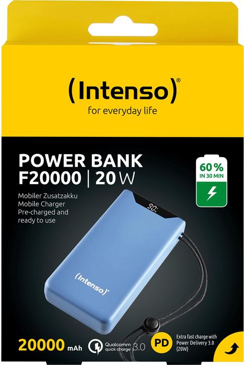 Immagine prodotto Intenso F20000 (20000 mAh, 20 W, 74 Wh)