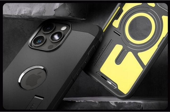 Produktbild Spigen Tough Armor MAG iPhone 16 Pro Max MagSafe czarny/black ACS08013 (Apple iPhone 16 Pro Max)