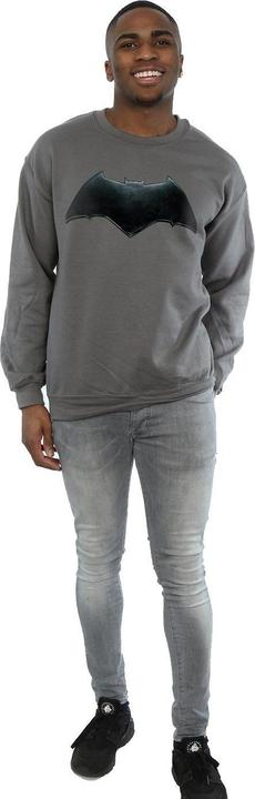Actual product image Mens Justice League Movie Batman Emblem Sweatshirt (XL)