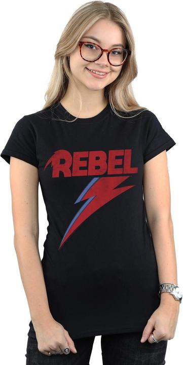 Produktbild David Bowie Distressed Rebel TShirt (L)